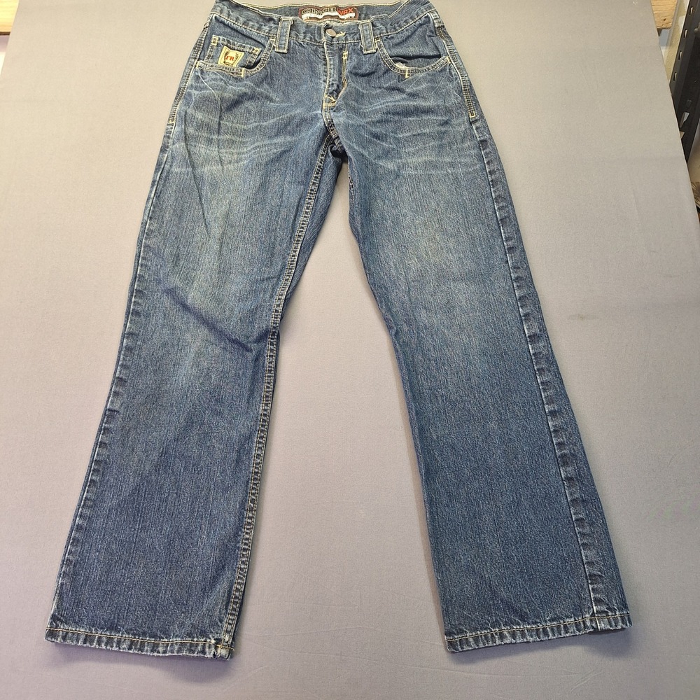 Cinch WRX FR Carter Flame Resistant Work Jeans Mens 30x30 Blue Denim HRC-2